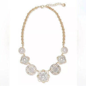 Palazzo Gold Chain Frontal Necklace